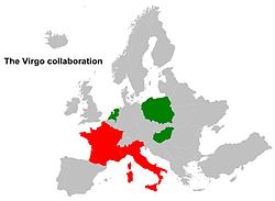 Countries involved in the Virgo experiment.jpg