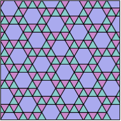 扭棱六边形镶嵌
