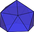 Blue gyroelongated pentagonal pyramid.svg
