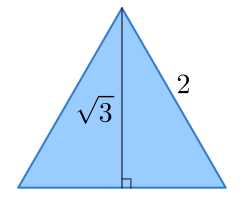 Equilateral triangle with side 2.svg
