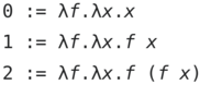 用λ演算来表达的邱奇数